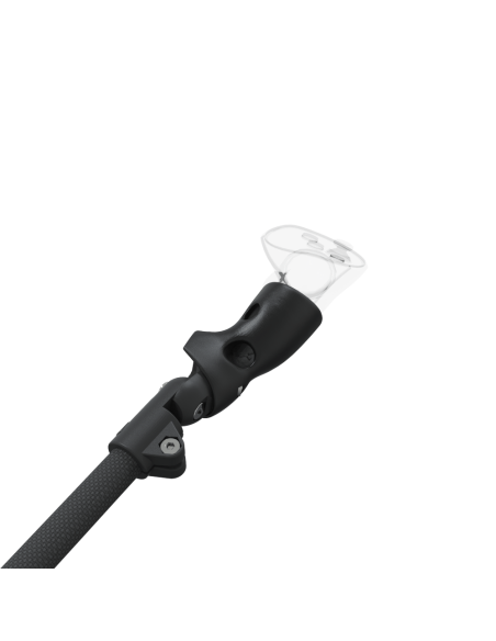 Zoom view of ProSaber lightsaber and paddle for Meta Quest 3 and Pro with Black Carbon Armature and Black Carbon cups