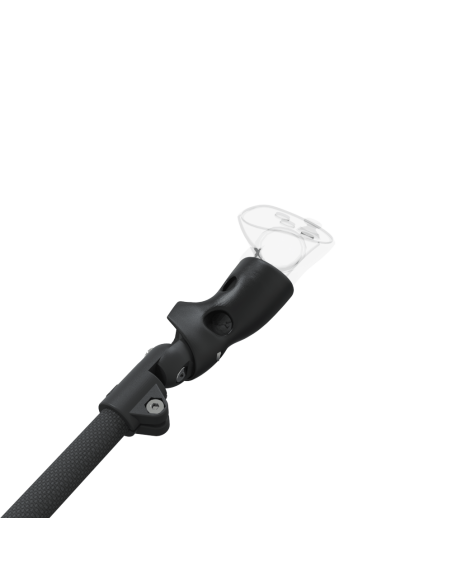 Zoom view of ProSaber lightsaber and paddle for Meta Quest 3 and Pro with Black Carbon Armature and Black Carbon cups