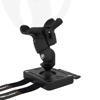 Zoom view of Left hand ProTas VR Joystick for Playstation PSVR 2 with Carbon base with Black Carbon cups