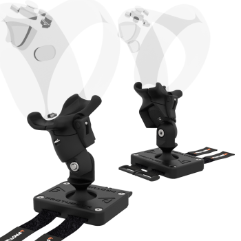 Zoom view of Pair of ProTas VR Joystick for Playstation PSVR 2 with Carbon base with Black Carbon cups