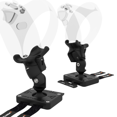 Zoom view of Pair of ProTas VR Joystick for Playstation PSVR 2 with Carbon base with Black Carbon cups