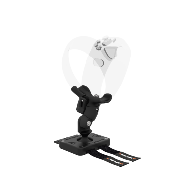Right view of Right hand ProTas VR Joystick for Playstation PSVR 2 with Carbon base with Black Carbon cups