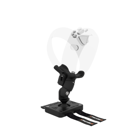Right view of Right hand ProTas VR Joystick for Playstation PSVR 2 with Carbon base with Black Carbon cups