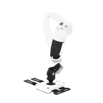 Right view of Left hand ProTas VR Joystick for Pico 4 with White PLA base with White PLA cups
