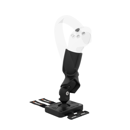 Right view of Left hand ProTas VR Joystick for Pico 4 with Carbon base with Black Carbon cups