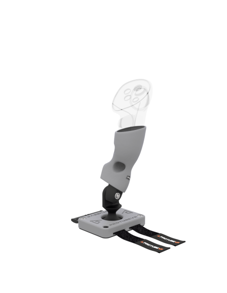 Right view of Right hand ProTas VR Joystick for Meta Quest 3 with Grey PLA base with Grey PLA cups