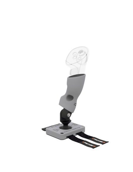Right view of Right hand ProTas VR Joystick for Meta Quest 3 with Grey PLA base with Grey PLA cups