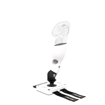 Right view of Right hand ProTas VR Joystick for Meta Quest 3 with White PLA base with White PLA cups