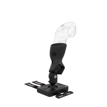 Right view of Left hand ProTas VR Joystick for Meta Quest 3 with Carbon base with Black Carbon cups
