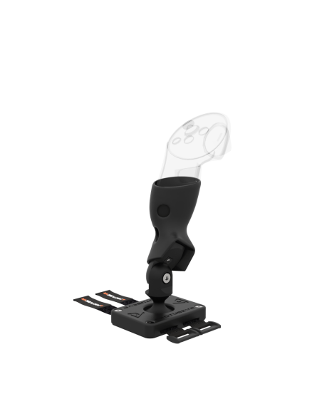 Right view of Left hand ProTas VR Joystick for Meta Quest 3 with Carbon base with Black Carbon cups
