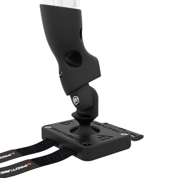 Zoom view of Left hand ProTas VR Joystick for Meta Quest 3 with Carbon base with Black Carbon cups