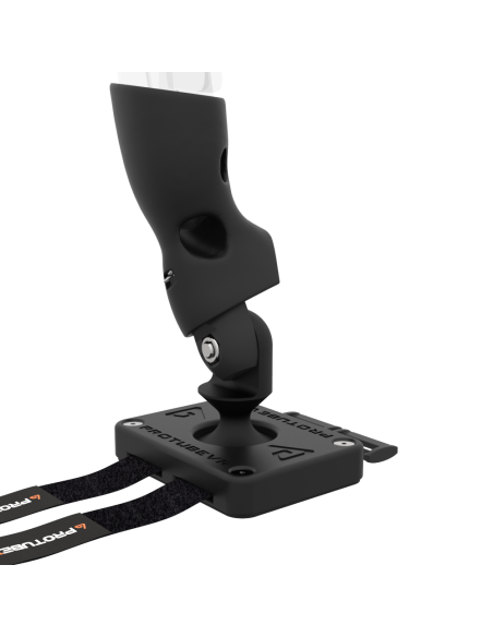 Zoom view of Left hand ProTas VR Joystick for Meta Quest 3 with Carbon base with Black Carbon cups