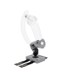 Left view of Left hand ProTas VR Joystick for Valve Index Knuckles with Grey PLA base with Grey PLA cups