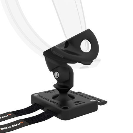 Zoom view of Left hand ProTas VR Joystick for Valve Index Knuckles with Carbon base with Black Carbon cups