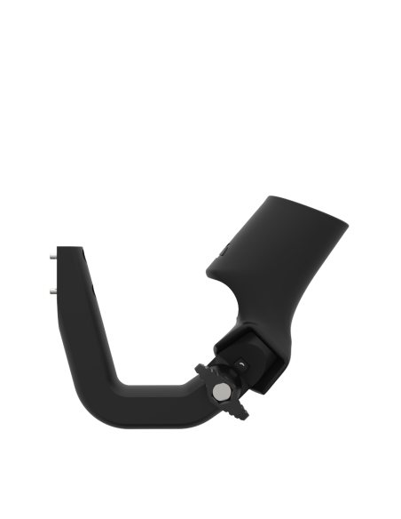 Side view of ProVolver Right Front extension to have an SMG simulator for Focus 3 and XR Elite with Black Carbon cup