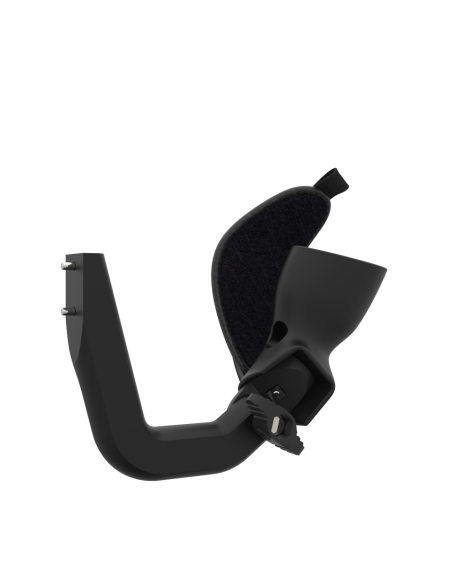 Right view of ProVolver Right Front extension to have an SMG simulator for Meta Quest 2 with prostrap with Black Carbon cup
