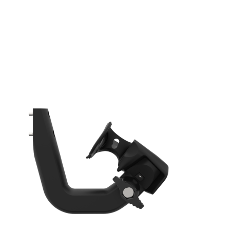 Side view of ProVolver Right Front extension to have an SMG simulator for Valve Index with Black Carbon cup