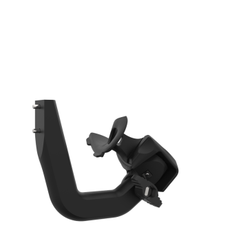 Right view of ProVolver Right Front extension to have an SMG simulator for Valve Index with Black Carbon cup