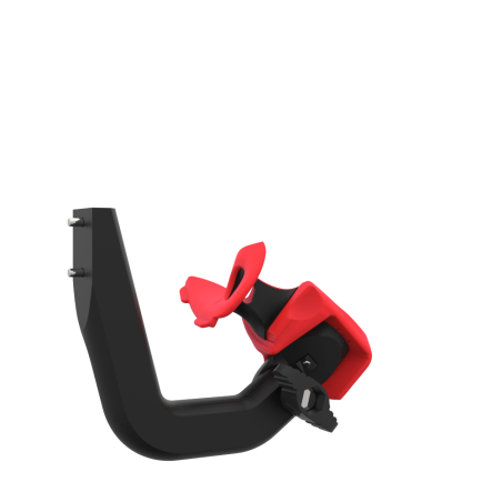 Right view of ProVolver Right Front extension to have an SMG simulator for Valve Index with Red PLA cup