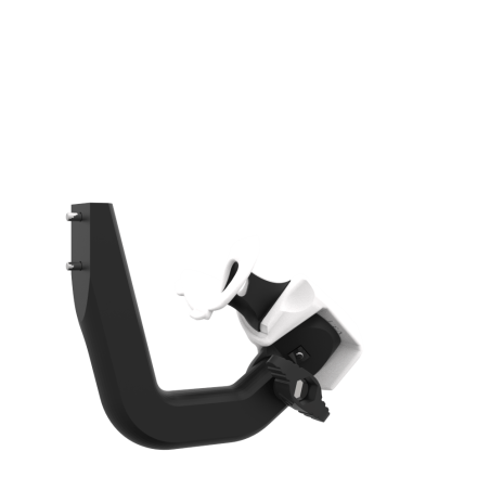Right view of ProVolver Right Front extension to have an SMG simulator for Valve Index with White PLA cup