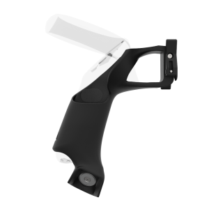 Side view of ProVolver Rear Cup for Focus 3 and XR Elite Black Carbon Fiber Left hand