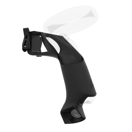 Left view of ProVolver Rear Cup for Focus 3 and XR Elite Black Carbon Fiber Right hand