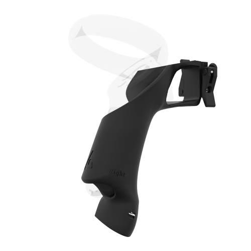 Right view of ProVolver Rear Cup for Focus 3 and XR Elite Black Carbon Fiber Right hand