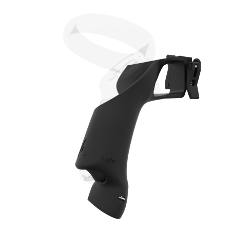 Right view of ProVolver Rear Cup for Focus 3 and XR Elite Black Carbon Fiber Right hand