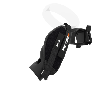 Right view of ProVolver Rear Cup for Meta Quest 1 and Rift S Black Carbon Fiber Right hand