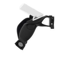 Side view of ProVolver Rear Cup for Meta Quest 2 Black Carbon Fiber Left hand