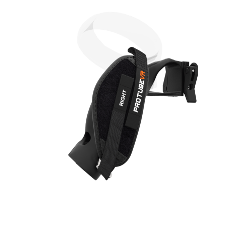 Right view of ProVolver Rear Cup for Meta Quest 2 Black Carbon Fiber Right hand