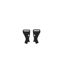 Side view of a pair Meta Quest 1 ProStraps Bottom attachement