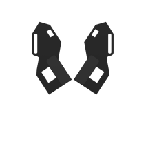Side view of a pair of Meta Quest 1 Rift S prostraps top attachement MK1 cup compatible