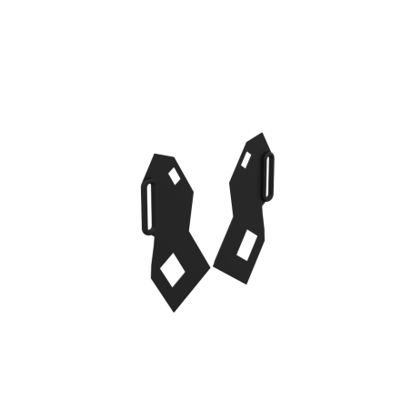 Left view of a pair of Meta Quest 1 Rift S prostraps top attachement MK1 cup compatible