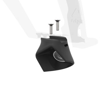 the magnetic bottom part of a provolver transparent right cup for Valve Index controller right view