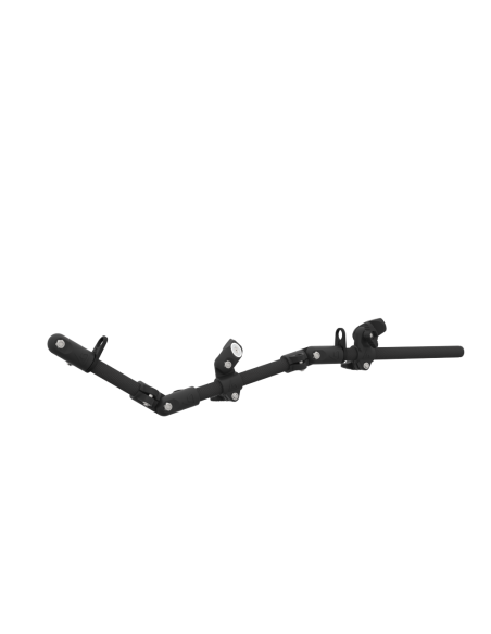 Right view of OEM articulated carbon armature for rifle gunstock vr without shoulder-butt with magnetic bracket