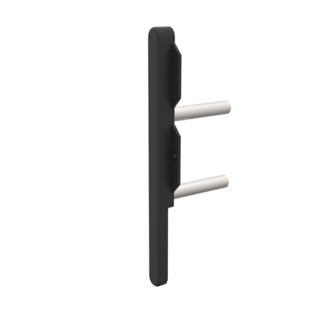 left view of black carbon hammer spare parts for ForceTube haptic Explorer module