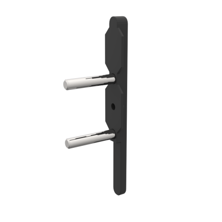 right view of black carbon hammer spare parts for ForceTube haptic Explorer module