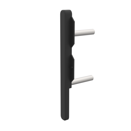 left view of black carbon hammer spare parts for ForceTube haptic storm module