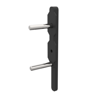 right view of black carbon hammer spare parts for ForceTube haptic storm module