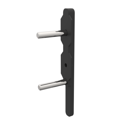 right view of black carbon hammer spare parts for ForceTube haptic storm module