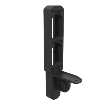right view of black carbon butt plate spare parts for ForceTube haptic storm module