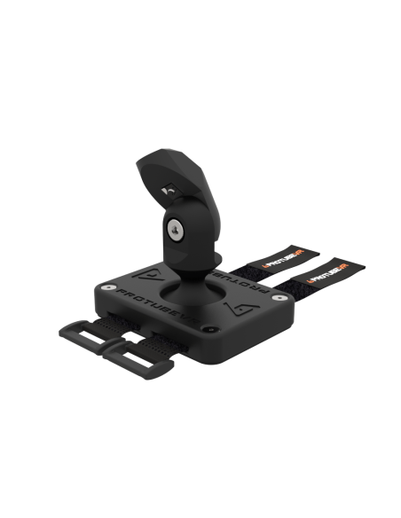 left view of black vr joystick protas base without controller cup with ProTubeVR logo