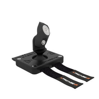 right view of black vr joystick protas base without controller cup with ProTubeVR logo