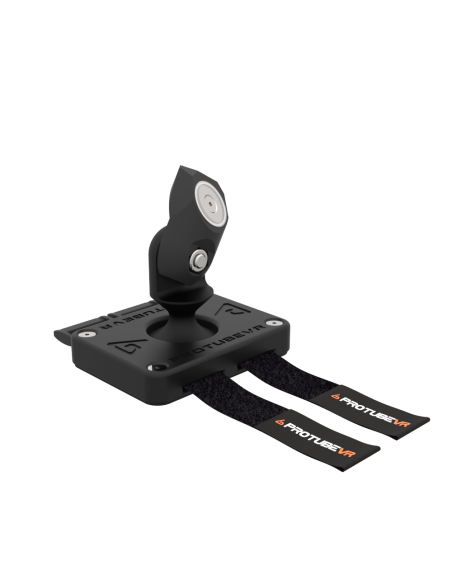 right view of black vr joystick protas base without controller cup with ProTubeVR logo