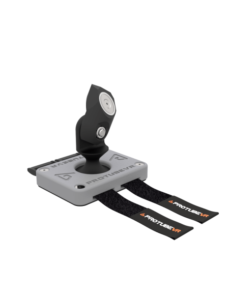 right view of grey vr joystick protas base without controller cup with ProTubeVR logo