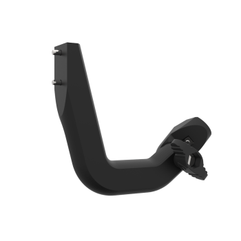 Right view of a magnetic front support to put a left-hand controller mount for a right-handed ProVolver rear-cup