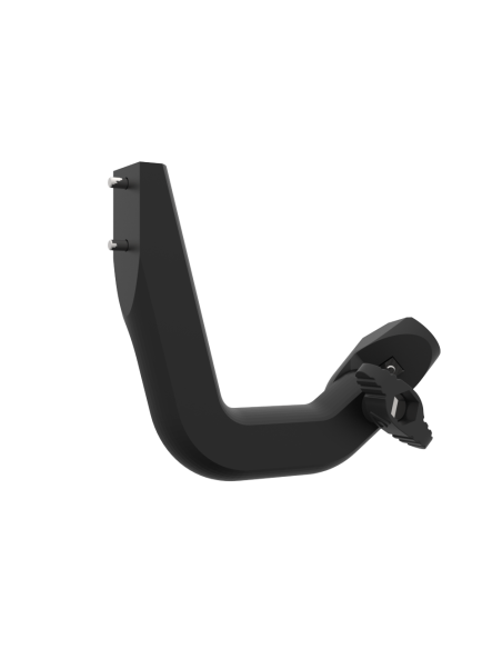 Right view of a magnetic front support to put a left-hand controller mount for a right-handed ProVolver rear-cup