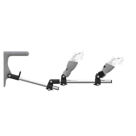 starter gunstock meta quest 3 with chrome armature and grey stock MK1 and cups