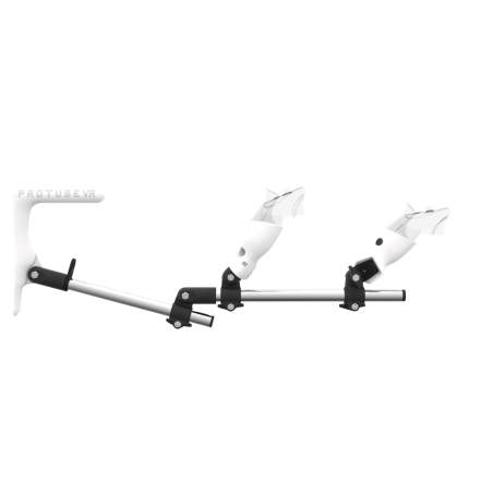 starter gunstock meta quest 3 with chrome armature and white stock MK1 and cups